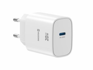 Karikues SWISSTEN EDGE GaN 1x USB-C 20W i bardhë