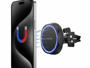 Mbajtëse magnetike kompakte për telefon në makinë SWISSTEN MagStick (e pajtueshme me MagSafe)